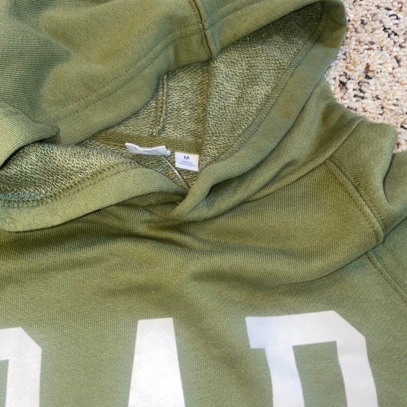 Sage Green Gap Hoodie Size Medium - Picture 5 of 9